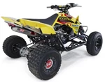 Yoshimura RS-5 Full Exhaust System Aluminum Ss-al-ss For Suzuki LT-R450 06-10. Fixed Price $819.00.