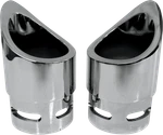 Baron Family Jewel Exhaust Tip Chrome Fits Mini Scalloped BA-1100-02. Fixed Price $65.95.